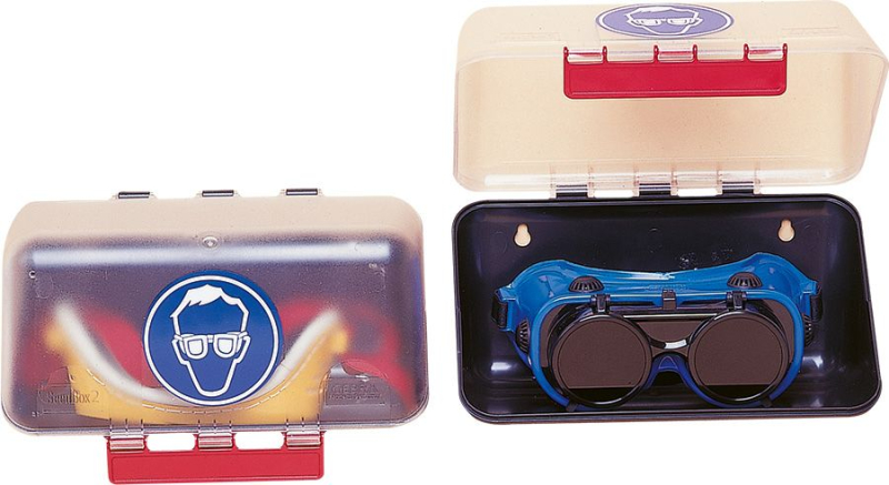 Aufbewahrungsbox für Schutzbrillen